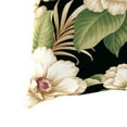 thumbnail image 2 of Jordan Manufacturing 20" x 20" Caroline Midnight Black Floral Square Outdoor Throw Pillow (2 Pack), 2 of 9
