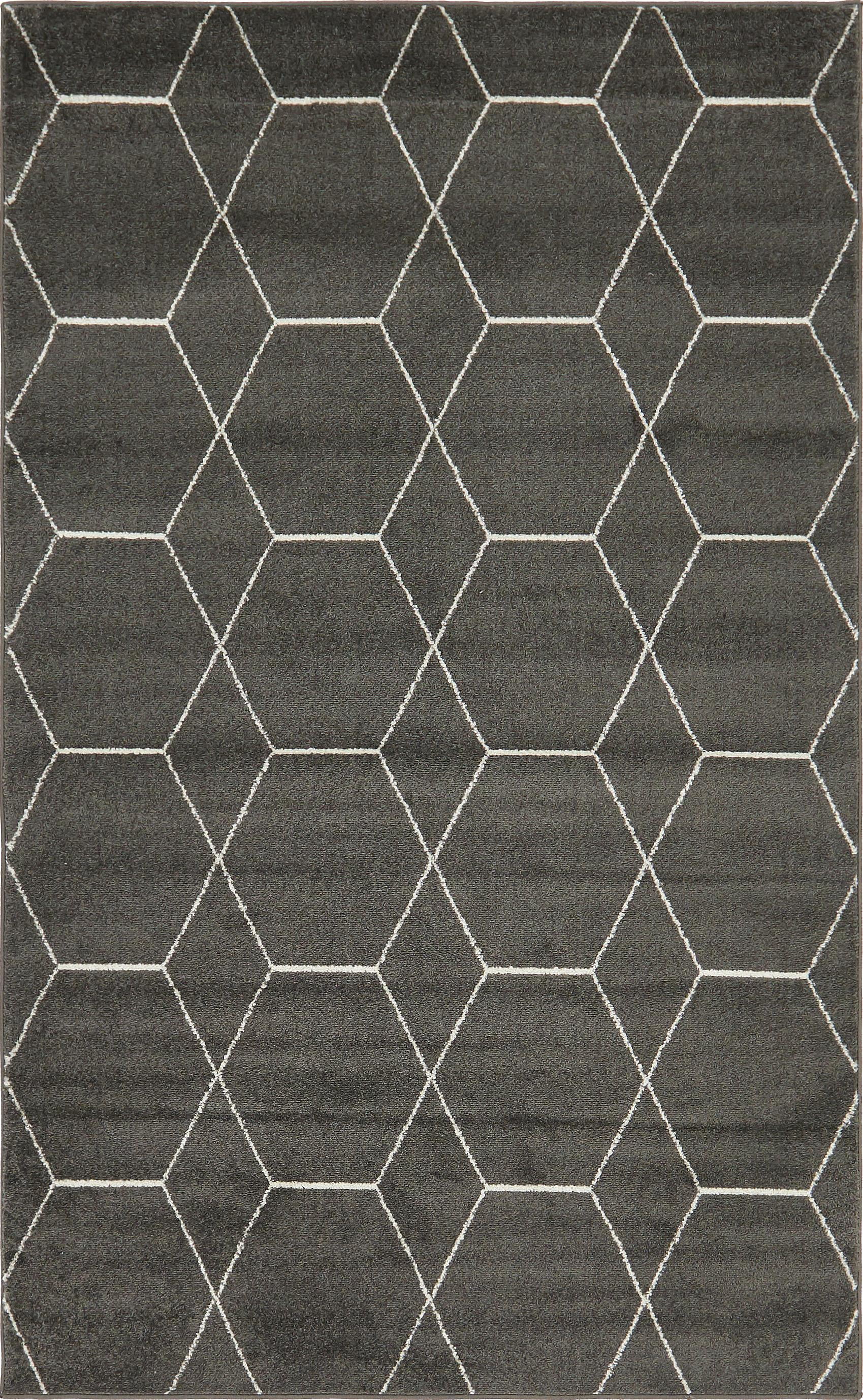 Unique Loom Geometric Trellis Frieze Modern Geometric Area Rug or