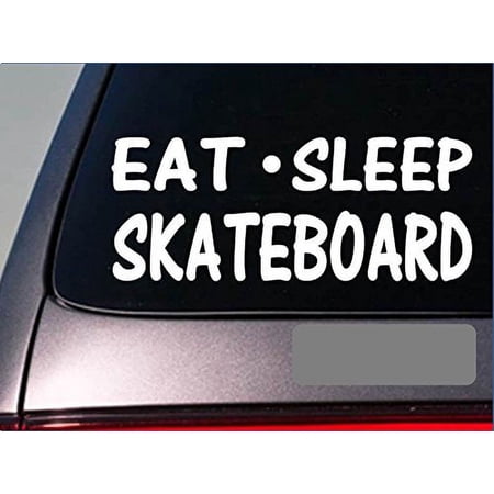 Eat Sleep Skateboard Sticker *H006* 8  vinyl inline skate wheels truck board ollie price history on PriceWatchPro