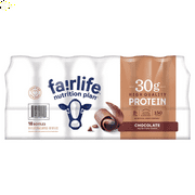 2 Packs Fairlife Nutrition Plan, 30G Protein Shake, Chocolate, 11.5 Fl Oz, 18-Pack