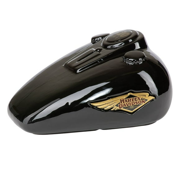 Harley-Davidson Black Ceramic Gas Tank Bank 120th Anniversary Limited Edition, Harley Davidson
