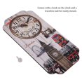 thumbnail image 3 of Europeo Retro Rectangular Home Living Room Decoración Reloj de Pared Bar Bar Reloj de Moda Relojes de Moda Reloj de pared Spptty decoración hogareña, 3 of 7