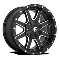Fuel 1PC Aluminum Rim D538 MAVERICK 24X12in Matte Black Milled Finish, D53824205747