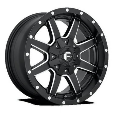 Fuel 1PC Aluminum Rim D538 MAVERICK 18X9in Matte Black Milled Finish, D53818907050