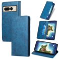 thumbnail image 1 of Funda abatible para Google Pixel 8 Pro con ranura para tarjetas, TPU, soporte, a prueba de golpes, para negocios y uso informal., 1 of 5
