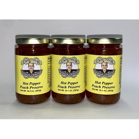 Todd Bosley's World Famous Hot Pepper Peach Preserve (3 Pack)