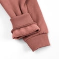 thumbnail image 6 of ZyeKqe Newborn Rompers Full Zipper Hooded Long Sleeve Cotton Casual Comfy Fall Winter Warm Loungewear Jumpsuits for Toddlers(6-9 Months,Red), 6 of 9