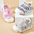 thumbnail image 4 of WUANDIXFA Kids Sandals Baby Boy Girl Summer Sandals Rubber Sole Closed-Toe Non-Slip Shoes Toddler First Walkers Blue,4.5, 4 of 8