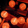 thumbnail image 5 of Luces de cadena de linterna con juego de luces de tierra colgantes de linterna 10/20, con pilas, decoración de patio al aire libre, 5 of 5