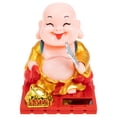 thumbnail image 1 of Energía solar Maitreya Buda Figura Buda Adorno de buda Decoración interior, 1 of 7
