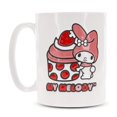 thumbnail image 2 of Taza Sanrio My Melody de cerámica para magdalenas de fresa, 500 ml, 2 of 9