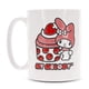 thumbnail image 2 of Taza Sanrio My Melody de cerámica para magdalenas de fresa, 500 ml, 2 of 9