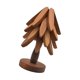 thumbnail image 3 of Salvamanteles de madera para platos calientes, creativos, antideslizantes con soporte, juego de manteles individuales con forma de , posavasos de Sapele 4 capas, 3 of 9