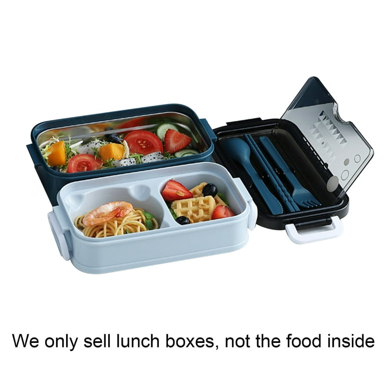 Stainless Steel Lunch Box Food Container Storage . Leak Proof Metal Bento Lunch Box with Lids. Healthy Takeaway for Kids & Adults for Outdoor Meals