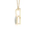 thumbnail image 2 of Angara Natural Opal Necklace - Pear Shaped Opal Pendant Necklace in 14K Yellow Gold for Women (Size-7x5mm) - October Birthstone Jewelry | 14K Yellow Gold Necklace, 2 of 11