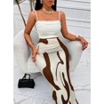 thumbnail image 4 of Women'S Ruched Bodycon Maxi Skirt High Waisted Fishtail Pencil Long Skirts Fall Brown XL, 4 of 7
