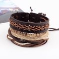 thumbnail image 4 of Pulsera de cuentas de madera tejida hecha a mano de la marca Vintga de moda unisex Likrtyny Para estrenar, 4 of 6