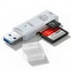 thumbnail image 1 of Lector de tarjetas USB 3.0 de alta velocidad, multifunción, todo en uno, convertidor de tarjetas de memoria SD y TF, lector de tarjetas para cámara montado en vehículo, 1 of 5