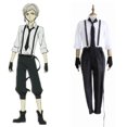 thumbnail image 1 of Bungo Stray Dogs Cosplay Nakajima Atsushi Costume Full Set ( Shirt Pants Tie Gloves ) Anime Cosplay Costumes zhangyuxiang LED, 1 of 2