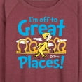 thumbnail image 3 of Dr. Seuss - I'm Off To Great Places - Women's Lightweight French Terry Long Sleeve Shirt, 3 of 6