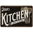 thumbnail image 1 of Joan's Kitchen Sign Metal Wall 12 x 18 Matte Finish Metal 112180019065, 1 of 1