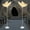 Gold, Warm Light, variant on 2-Pack Butterfly Wedding Aisle Lights Romantic Butterfly LED Decoration Lights, Adjustable Height 57.5-70.1in LED Decor with Dual Mounting for Indoor Weddings