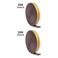 thumbnail image 2 of Riwesomey Tira de sellado automático para puerta de casa, ventana, sello de grietas, excluidor de tiro, cinta automática, herramienta de aislamiento Marrón Tipo D 9*6 (10M) 2piezas Riwesomey  CBP144862, 2 of 6