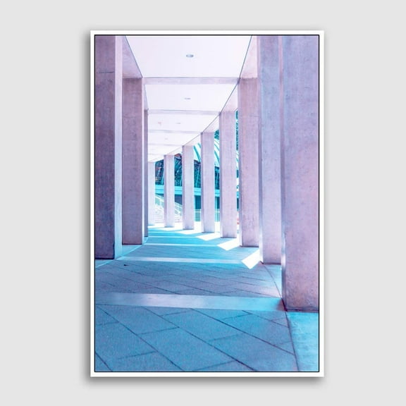 IDEA4WALL Framed Canvas Wall Art for Living Room, Bedroom Colorful Corridor Canvas Prints for Modern Home Decoration Ready to Hang