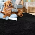 thumbnail image 6 of ZACOO 4'x6' Area Rug Indoor Plush Shag Fluffy Rugs Extra Soft and Thick Shaggy Carpet for Bedroom Living Room Dorm Nursery, Black, 6 of 6