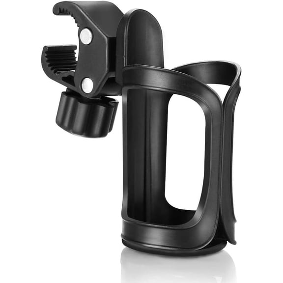 RUseeN Bike Cup Holder, Bike Water Bottle Holders, Universal 360 Degrees Rotation Cup Holder for Bicycle, Stroller, Scooter, Walker, Wheelchair, Bike Bottle Holders for Kids Adults