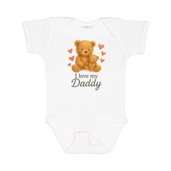 Inktastic I Love My Daddy Boys or Girls Baby Bodysuit
