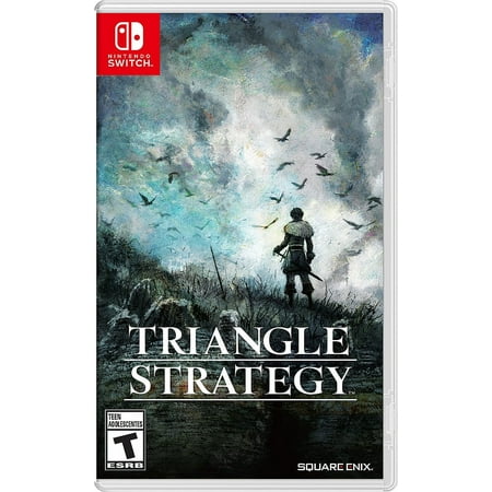 Nintendo Switch Lite Gray with Triangle Strategy and Mytrix Accessories NS Game Disc Bundle Best Holiday Gift