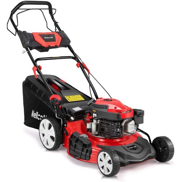 Erommy Gas Lawn Mower Electric Start 4 Cycle 173cc Ohv 21 Inch Trimming Mower 4 In 1 Rear Wheel Drive Trimmer Walmart Com Walmart Com