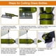 thumbnail image 4 of Kit de corte de botellas de vidrio ajustable, herramienta de bricolaje de 5 ruedas, herramienta de corte de acero inoxidable para vino., 4 of 5