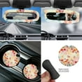 thumbnail image 5 of Yuyamidu Tulip Car Seat Covers Set with Steering Wheel Cover Seat Belt Covers Trash Bin Rear View Mirror Cover Butterfly Car Armrest Cover Cushion Coasters Gear Shift Knob Cover for Women, 14 PCS, 5 of 7