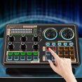 thumbnail image 2 of SK600 Sound Effects Board with LED Lights - Bluetooth-Compatible Audio Mixer for Live Streaming, Karaoke, Podcasts, and Music Recording, 1200mAh Battery, 2 of 13
