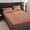 Dark Brown, variant on LANYC OMGYL 1 PC King Sheet Plush Velvet 78x80+11.82 in Dark Brown