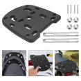 thumbnail image 2 of 1 Set Flat Mount Fitting Plate Adapter for Motorcycle Rear Luggage Rack Trunk Tail Box Top Cases Carrier Holder Shelf Quick Release Stamping Bottom Ba, 2 of 2