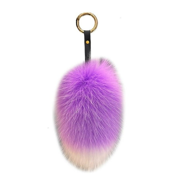 Ciwanning Faux Furs Keyring Animal Tail Furry Keychain Pendant for Handbag Backpack Decoration Handmade Women Bag Accessory