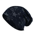 thumbnail image 2 of Slouchy Beanie Hat Baggy Skull Sleep Cap Stretch Knit Sleeping Hat Headwear Head Wrap Cap for Men Women, 2 of 7