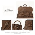 thumbnail image 5 of KL928 Women Girls Bowknot Backpack Purse Cute Backpack Daypack Gifts, 5 of 5