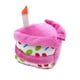 thumbnail image 1 of Wosthever Juguete interactivo para masticar, pastel de perro de peluche, juguete para cachorro, pastel de cumpleaños interactivo resistente Kits de decoración para fiestas Rosa, tipo 4 5 pulgadas, 1 of 6