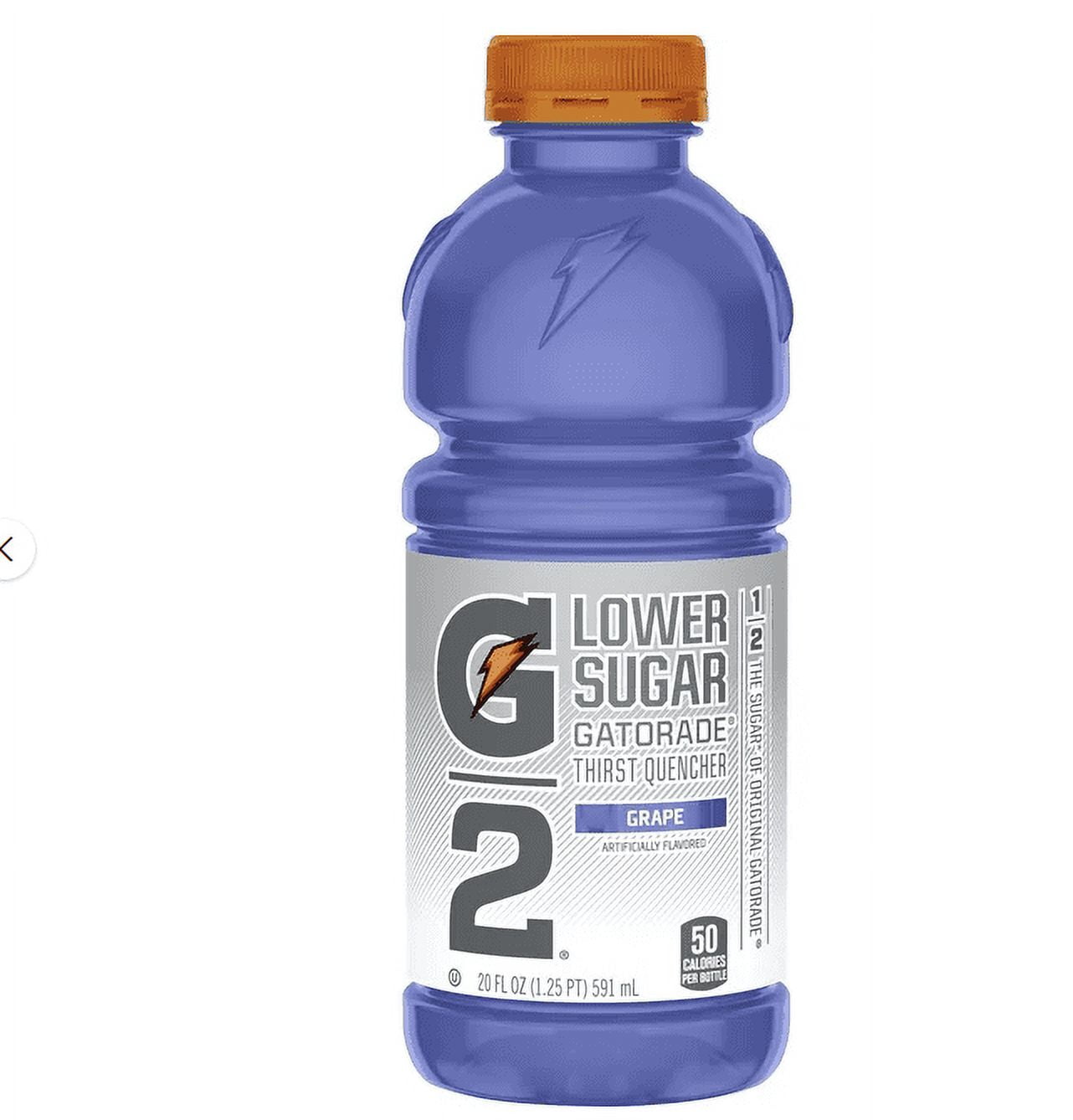 Gatorade lower suggar  Variety Pack, Grape + Fruit Punch, Lower Sugar Hydration, 20 Fl Oz (Pack of 8)