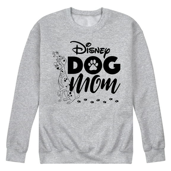 Disney - Dog Mom - Men's Crew Neck Fleece Pullover