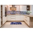 thumbnail image 5 of Ahgly Company Indoor Square Patterned Medium Slate Blue Area Rugs, 6' Square, 5 of 6