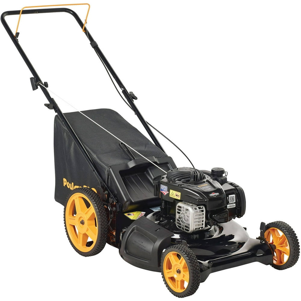 Poulan Pro 21" 140cc Gas 3in1 Lawn Mower with HighRear Wheels