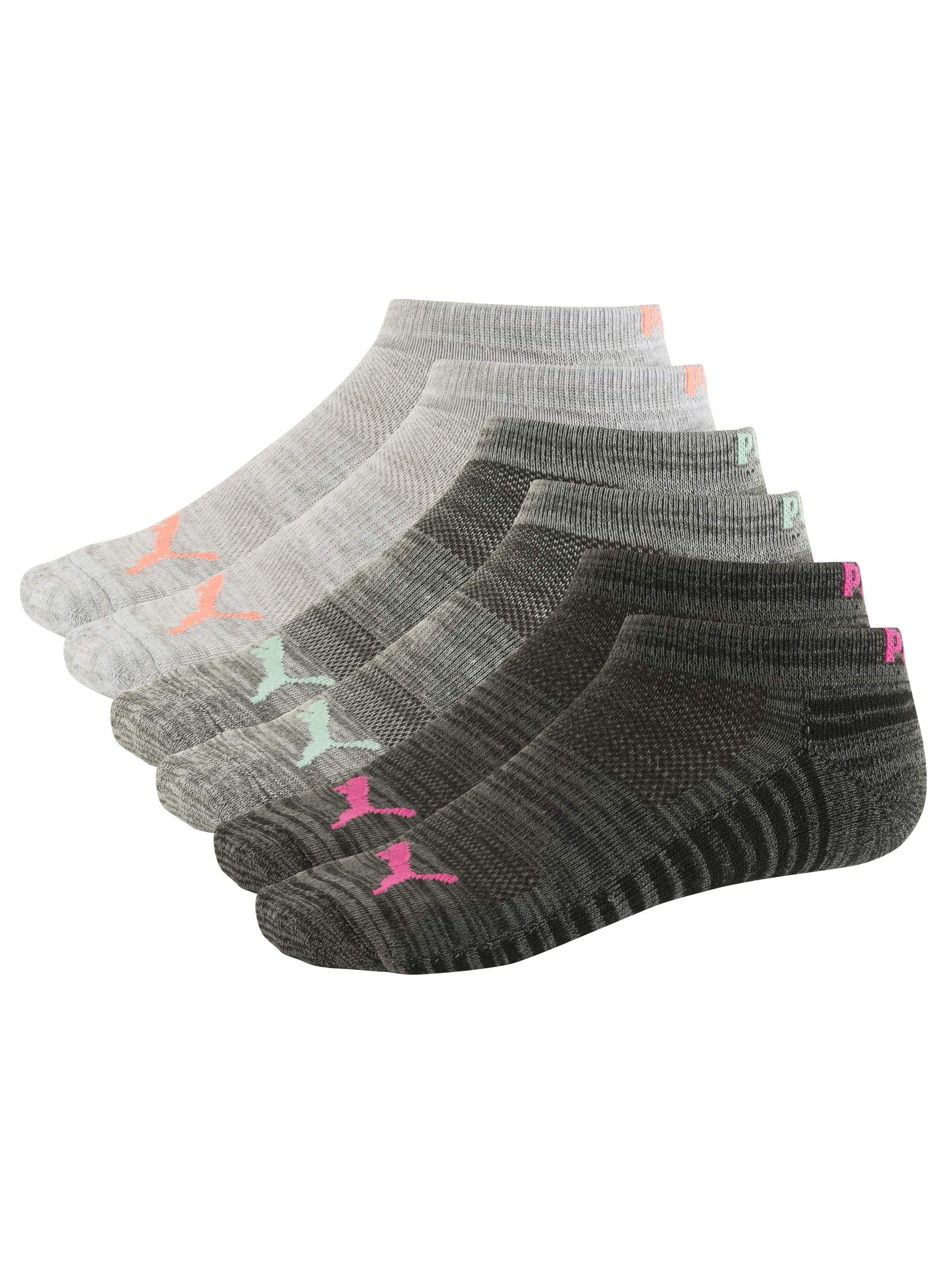 PUMA Women's Low Cut Socks, 6 Pack - Walmart.com