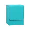 thumbnail image 2 of Caja de almacenamiento CUTICAT organizador de tarjeta comercial para tarjetas deportivas PU Azul, 2 of 8