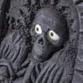 thumbnail image 3 of Morris Costumes 2 ft Gray Plastic Skeleton Tombstone with Moving Eyes Decoration - Gray, 3 of 3
