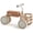 Beige, variant on Kidpop Toast 4-Wheel Toddler Balance Bike and Baby Walker with Storage Basket, Detachable Seat Push Rider, 10 to 36 Months,Red